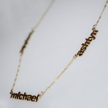 Load image into Gallery viewer, Glam Gold Custom Three Names Necklace