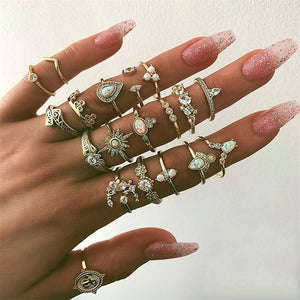 Glam Gold signature ring sets