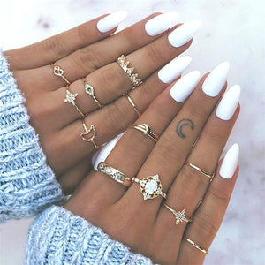 Glam Gold signature ring sets