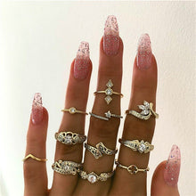 Load image into Gallery viewer, Glam Gold signature ring sets