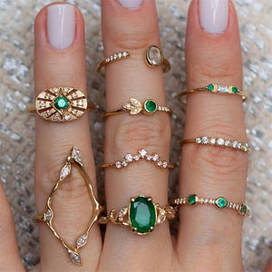 Glam Gold signature ring sets