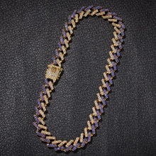 Load image into Gallery viewer, Glam Gold New Cuban Link  Fashion Iced Necklaces 15mm (Mutil-Colored)