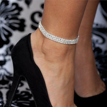 Load image into Gallery viewer, Glam Gold Silver Fashion Stretch Anklets