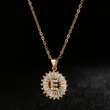 Load image into Gallery viewer, Glam Gold Stainless Steel Initial Necklace