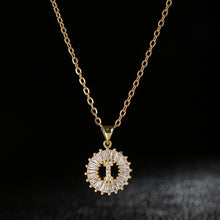 Load image into Gallery viewer, Glam Gold Stainless Steel Initial Necklace