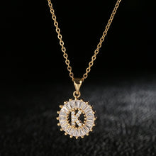 Load image into Gallery viewer, Glam Gold Stainless Steel Initial Necklace