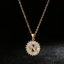 Load image into Gallery viewer, Glam Gold Stainless Steel Initial Necklace