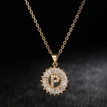 Load image into Gallery viewer, Glam Gold Stainless Steel Initial Necklace