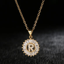 Load image into Gallery viewer, Glam Gold Stainless Steel Initial Necklace