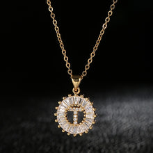 Load image into Gallery viewer, Glam Gold Stainless Steel Initial Necklace