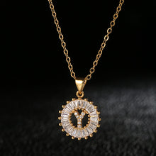 Load image into Gallery viewer, Glam Gold Stainless Steel Initial Necklace