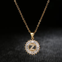 Load image into Gallery viewer, Glam Gold Stainless Steel Initial Necklace