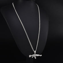 Load image into Gallery viewer, Glam Gold AK47 Gun Shape Pendant Necklace