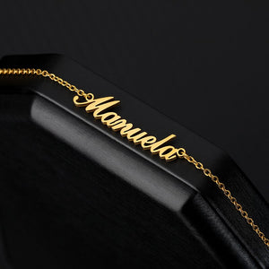 Glam Gold Personalized Name Custom Anklets