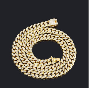 Glam Gold Big Gold Cuban Necklace