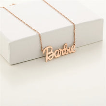 Load image into Gallery viewer, Glam Gold 2019 New Fashion Barbie Letter Necklace