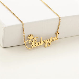 Glam Gold 2019 New Fashion Barbie Letter Necklace