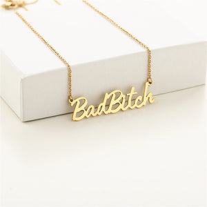 Glam Gold 2019 New Fashion Barbie Letter Necklace