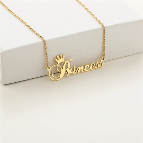 Glam Gold 2019 New Fashion Barbie Letter Necklace