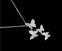 Load image into Gallery viewer, Glam Gold New Cubic Zircon Butterfly Necklace