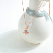 Load image into Gallery viewer, Exclusive Glam Gold Butterfly Necklace &amp; Pendant Iced Out Tennis Chain