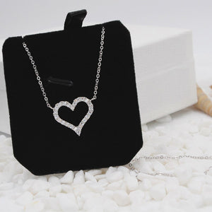 Glam Gold 925 Sterling Silver Heart Necklaces