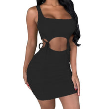 Load image into Gallery viewer, Sexy  Bandage Tank Crop Two Piece Set