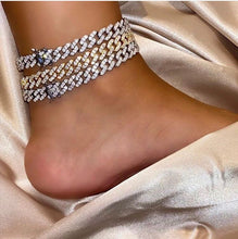 Load image into Gallery viewer, Cuban Chain Women&#39;s Gold Color Anklet