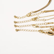 Load image into Gallery viewer, Multi Layer Twisted Metal Rope Chain Anklets