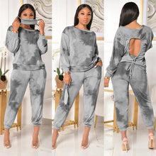 Load image into Gallery viewer, Casual Set Backless Hollow Out Tracksuit