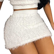 Load image into Gallery viewer, Two Piece Set Fluffy Sweetheart Tube Tops Shorts Suit