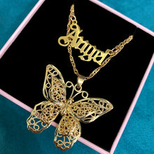 Load image into Gallery viewer, 2Pcs Boho Angel Butterfly Necklace