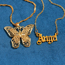 Load image into Gallery viewer, 2Pcs Boho Angel Butterfly Necklace