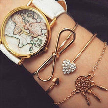 Load image into Gallery viewer, 18 Styles Women Fashion Bow Leaves Cat Bangle