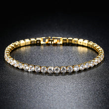 Load image into Gallery viewer, Glam Gold Tennis Bracelet