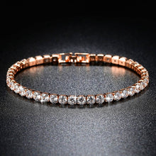 Load image into Gallery viewer, Glam Gold Tennis Bracelet