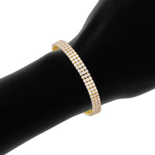 Load image into Gallery viewer, Glam Gold Tennis Bracelet