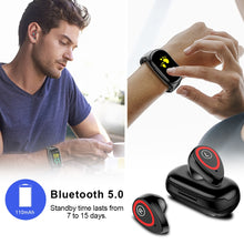 Load image into Gallery viewer, Tech Smart Bluetooth 5.0 Earphone Wireless Earbuds Smart Watch (Android / IOS)